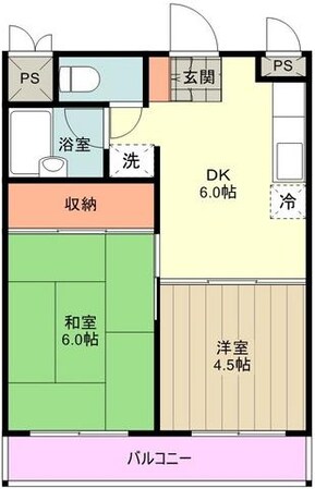 プログレス国立の物件間取画像